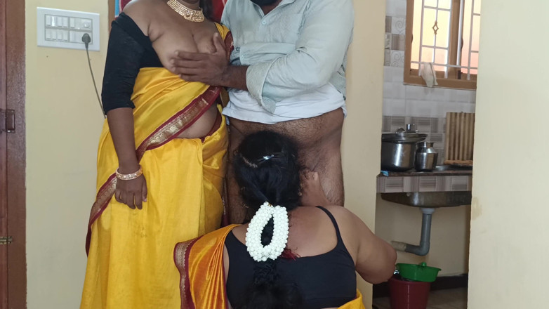 Pushpa porn: Hot Threesome