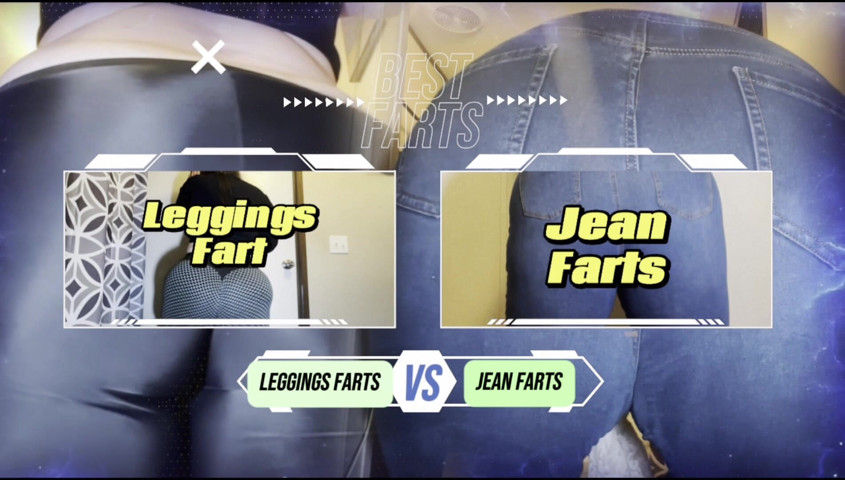 Leggings Farts Vs Jeans Fart Compilation Lite Addition by Bella Blast (BBW FART Queen: Bella Blast)