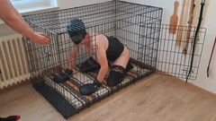 Lucy Dee: Blindfolded Caged Sissy Slave - Locked Away While Mistress Enjoys Her...