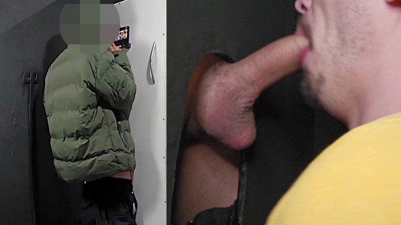 Pvt gloryhole br (brazil): Alta e magra con un grosso cazzo non circonciso è venuto...
