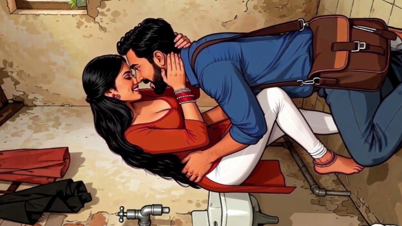 Aipornhub: Donna indiana sesso segreto con l'idraulico cartone animato per il...