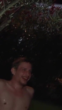 Blonde Babe Pisses in Glass and Takes a Shot, Thereafter Pisses on a Guy with a Huge Cock and Get Licked Clean