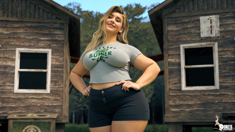 Dukes Hardcore Honeys: Une conseillère sexy du camp baise un voyou du centre-ville