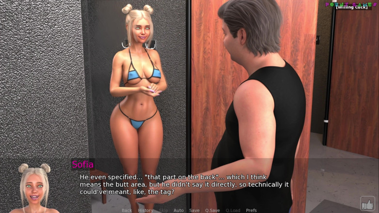 Porny Games: Podle Sofie od Grima Grima - Sexy přítelkyně se připravuje na...