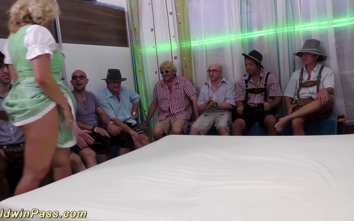 Goldwin pass: extreme wilde deutsche amateur-gruppensex-orgie