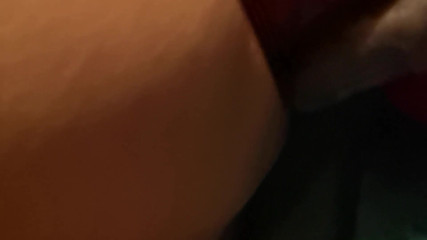 Extreme Anal Lovers: Sitting on big red plug and sucking
