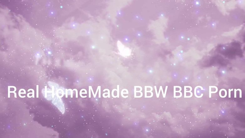 Real homemade BBW BBC porn: Sebat luar pantat gemuk saya