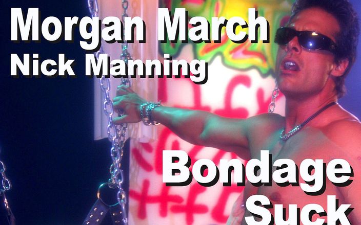 Picticon Tranny: Morgan March et Nick Manning, bondage, sucent, baisent un facial,...