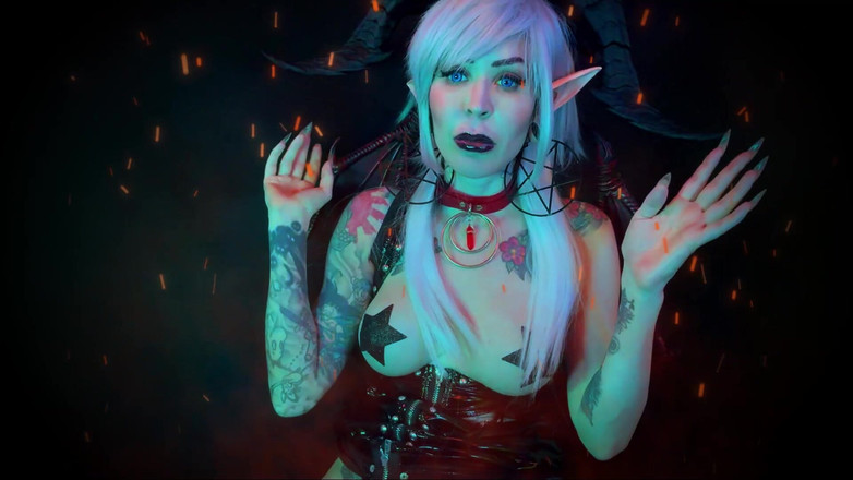 Baal Eldritch: Entrenamiento del baño del infierno con Demoness Baal - castidad, pis,...
