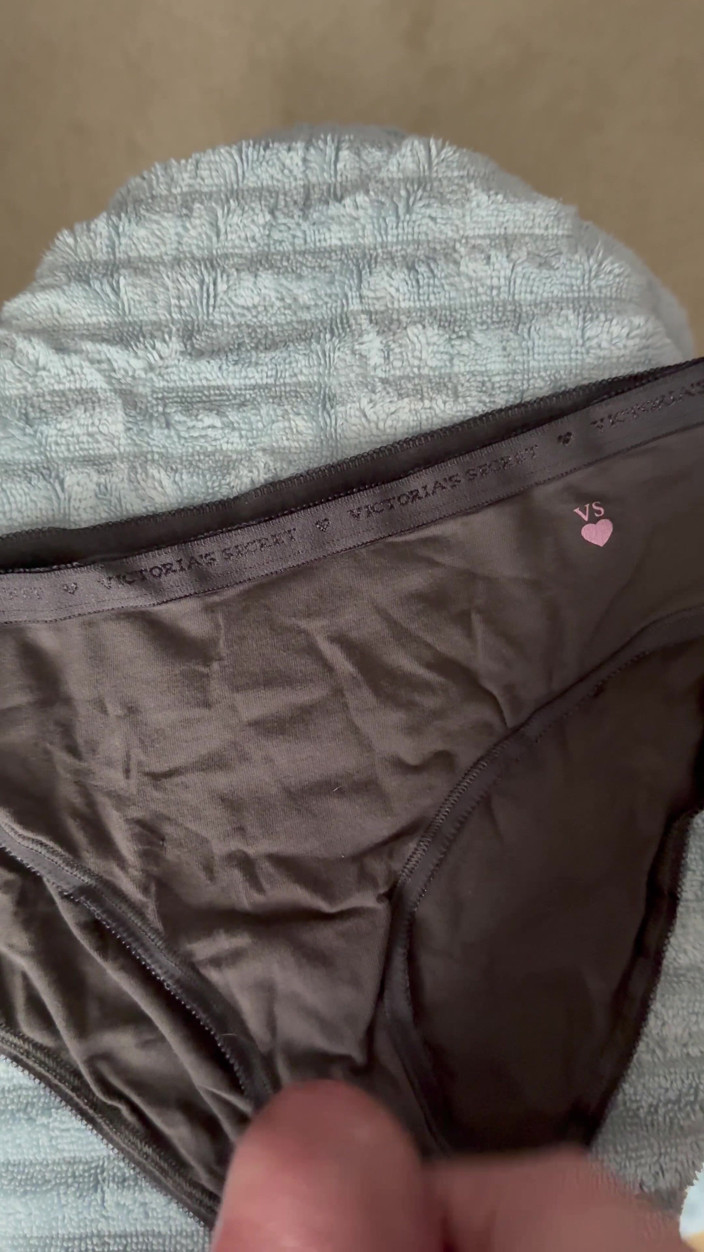 CumDaily: Cum on Wife’s Panties 20