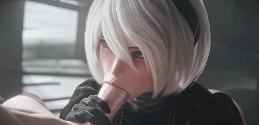PixelAftDark: 2b Memasukkan Beberapa Kerja Tambahan Untuk Creampie Itu