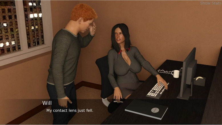 XXX Games Bunk: Project Hotwife - gameplay - rollenspel - kantoor plagen en dokterscontrole deel 1
