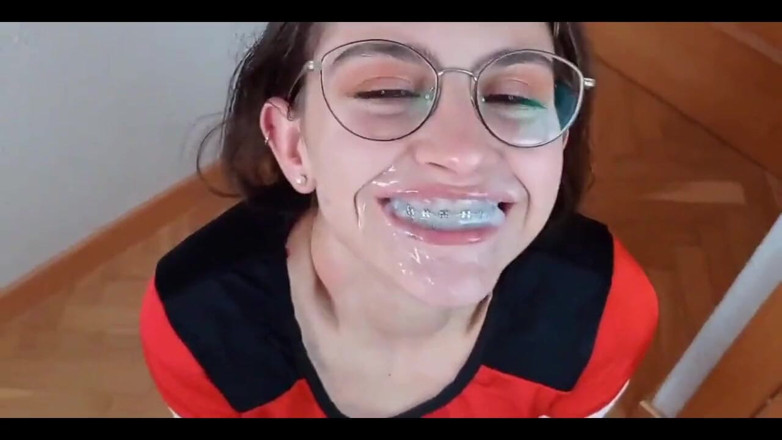 Shanaxnow: Please Cum on My Braces Dirty Talking Teen Blowjob. Shanaxnow