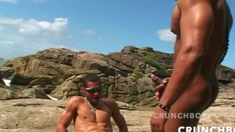 Bareback porn with straight boy: Two Sexy Latino Boys Fucking Bareback in the Beach for...
