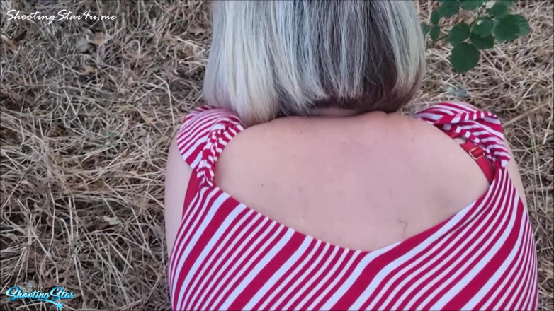 Shooting Star: Creampie orang asing di luar kongkek bahaya awam