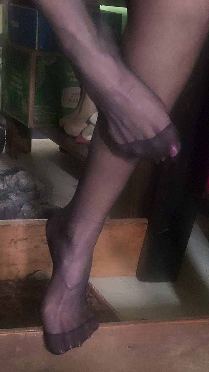 Goode Girl: Goode Girl Siyah Külotlu Çorap Ayak Ibadeti Bakış açısı 31 Talimatı