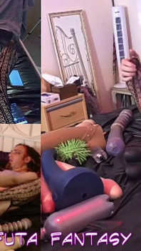 Dedos anales, chorros, meando, paseo en consolador, masturbación y semen