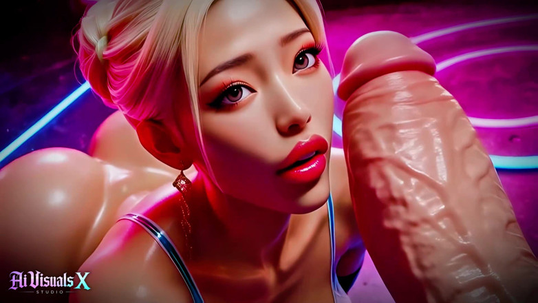 AI Visuals X: Asyalı - kalın Koreliler - meme sikişi ve sakso ırklararası sikiş - animasyonlu porno