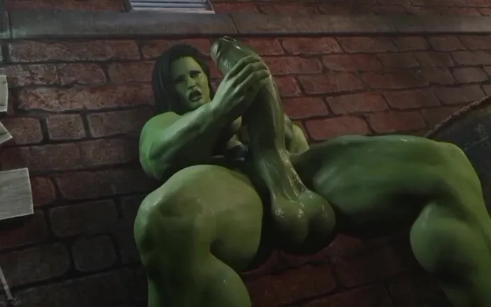 Divide XXX: Amazonium3d - She Hulk Smash