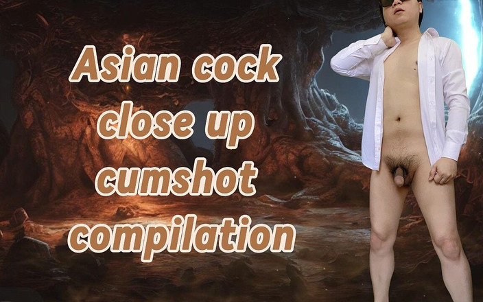 Great J: Sahnige cumshot-zusammenstellung in nahaufnahme