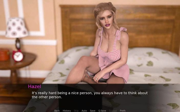 Dirty GamesXxX: Nursing înapoi la plăcere: o fată blondă sexy face milkshake ep 45