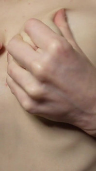 I Pull Down My Bra and Play with My Small Boobs