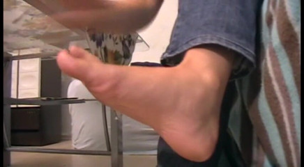 Foot Girls: Melady sticking and eating pistachios and sweets