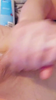 Real Gril Trans Girl Gooning in Bed