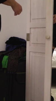 Reverse striptease