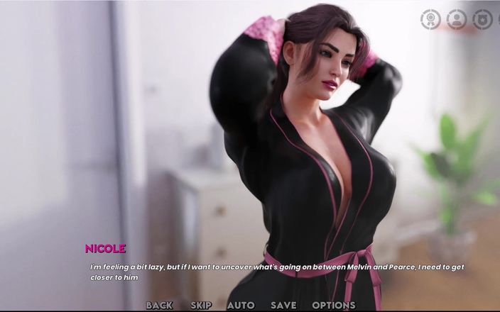 Johannes Gaming: 看不见的本能7 - 妮可和梅尔文在泳池里玩得很开心