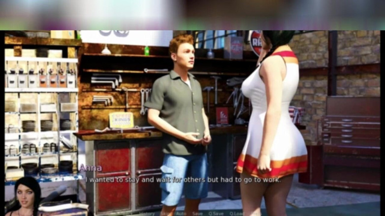 3DXXXTEEN2 Cartoon: Anna ochutná ptáka svého šéfa. 3D porno kreslený sex