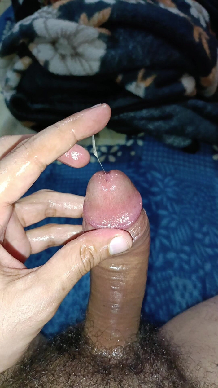 Desi shikha: Indian Desi Boy Oily Masturbation