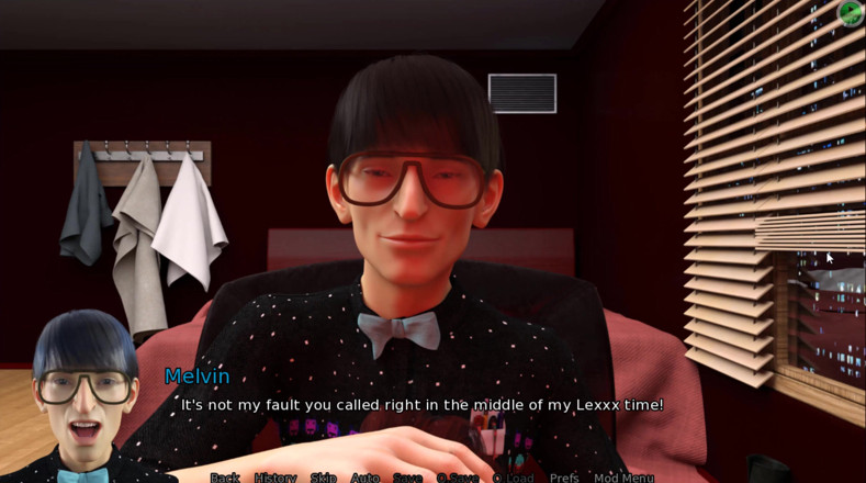 Johannes Gaming: Sexbot - hari 1 - menyiapkan semua pakaiannya