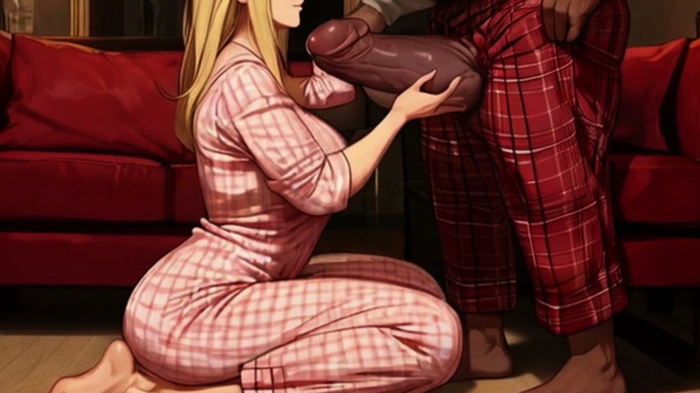 Spicy Toons: Big Titty Blonde Bitch Teaches Her Stepdaughter How to Please...