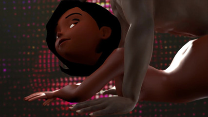 Back Alley Toonz: Osso propenso a noite toda ébano grande bunda fodendo