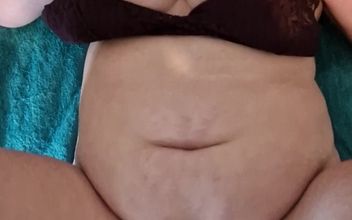 Beautiful SexxxyMomma got her hairy pussy fucked butt plug in her ass and a bit of anal with cum on her big boobs!