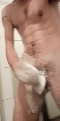 Shower Play Big Cock