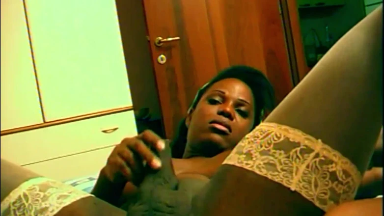 TGIRL ROOM: This Brazilian Shemale Takes Fucking Lessons From Boyfriend and Professor