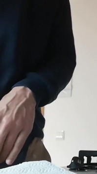Jerking off My Cock in the Kitchen