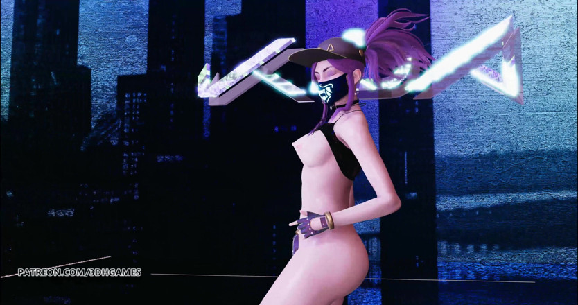 3D-Hentai Games: [MMD] Chung ha - bicycle KDA Ahri Akali Evelynn sexy kpop...