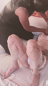 Submissive Slut Breath Swimcap Bplay Tape Bondage Motel Spit