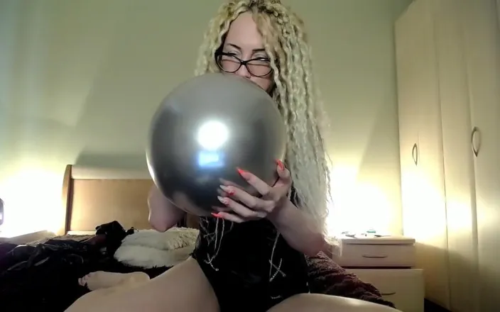 BadAssBitch: Blow Balloon and Pop with My Long Fingernails