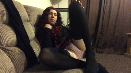 The Midnight Minx: Themidnightminx söt tartan striptease