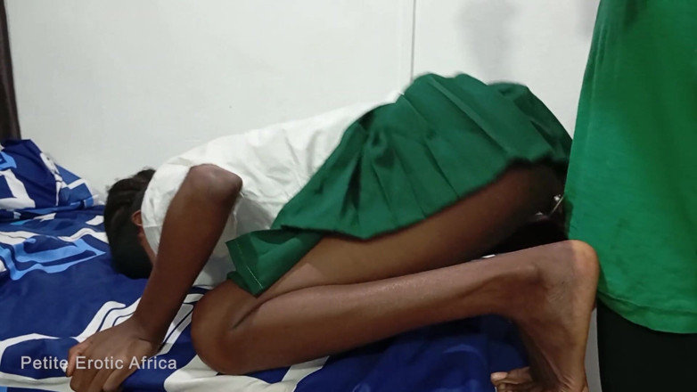 Petite Erotic Africa: Anal Fingering and Fucking Skinny African Teen Lovet