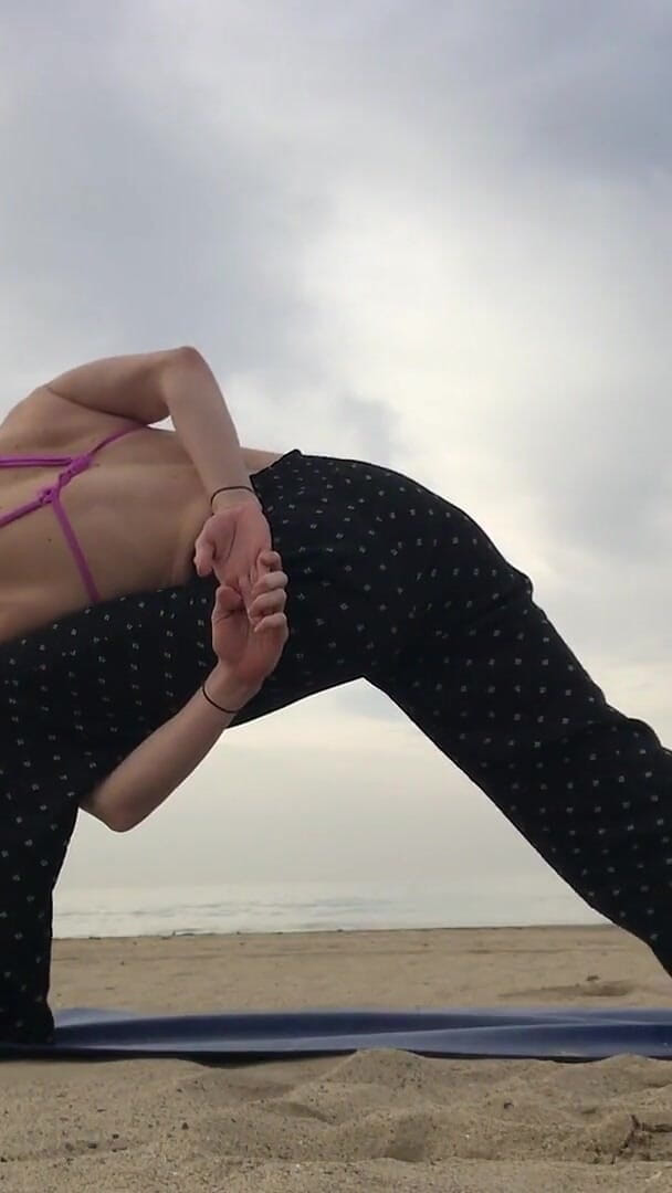 Beach Yoga in Bikini Top (Serene Siren)