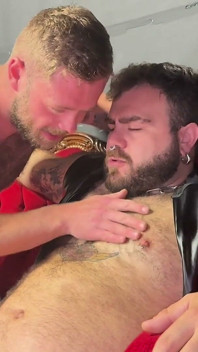 Sling & Chains: Tattooed Bear Wrecks Bound Scally Hole Raw