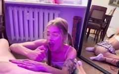 Asked My Friend to Check How I Give a Blowjob