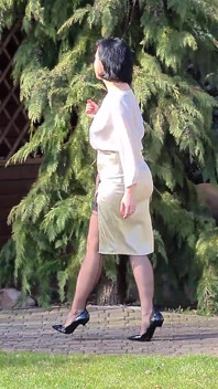 Teasing in the garden