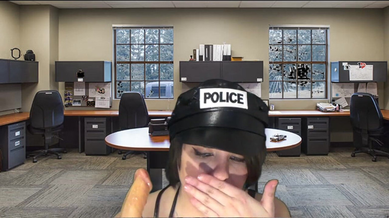 Sexy Milf: Policewoman sucking arrested cock