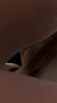 Ragazza lesbica tettona corposa seduta in faccia porno 3d